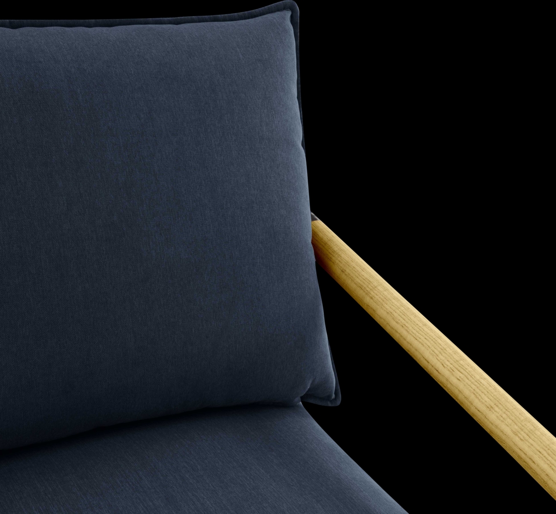 Houchin Navy Accent Chair - Thumbnail - Image 5