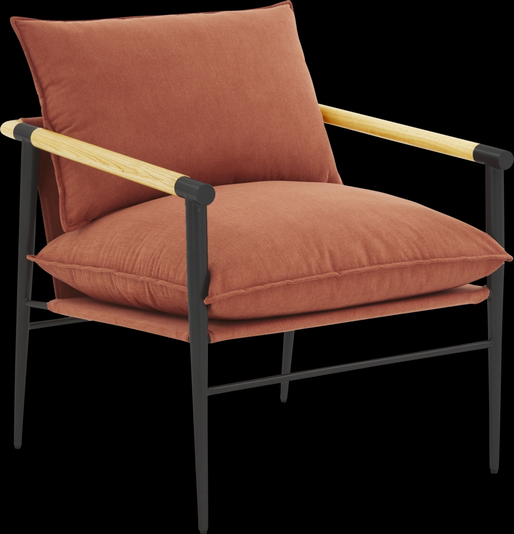 Houchin Rust Accent Chair - Thumbnail - Image 1