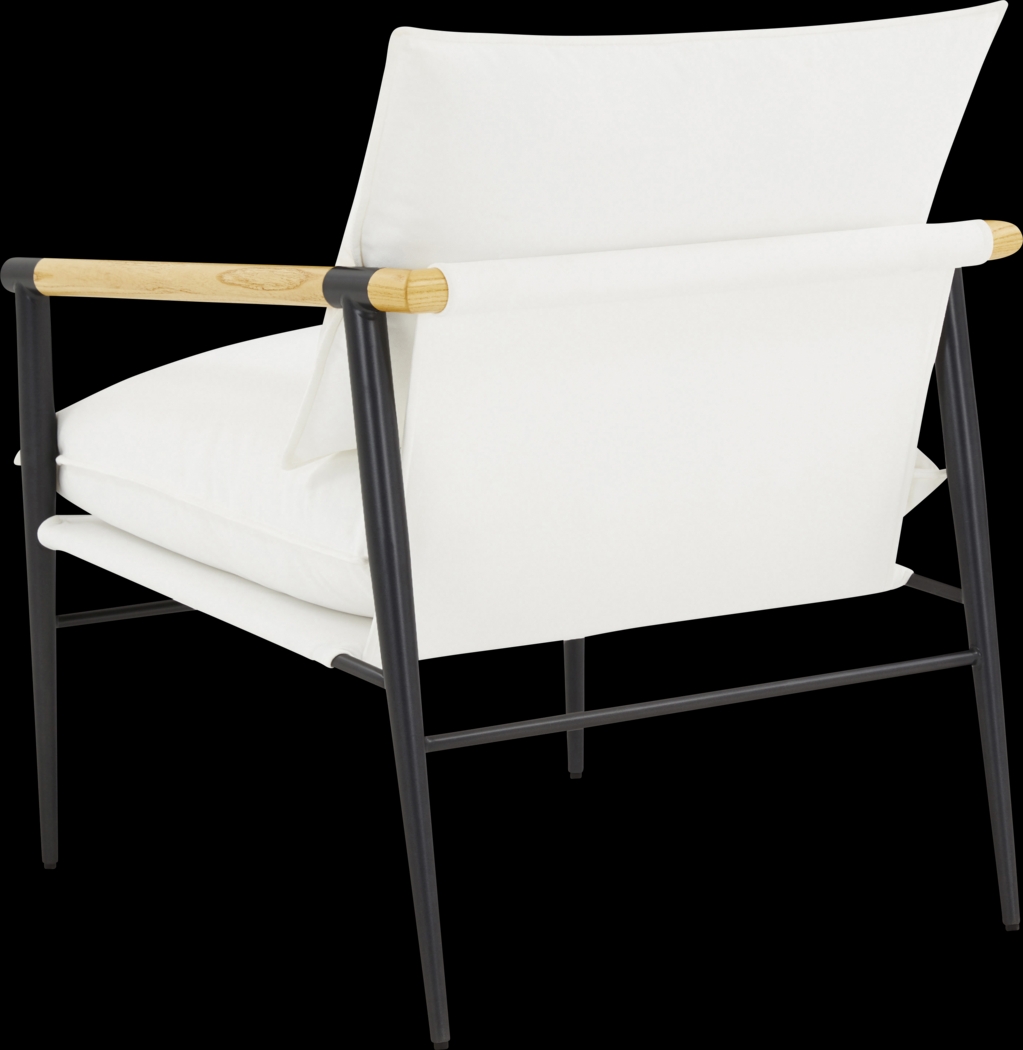 Houchin White Accent Chair - Thumbnail - Image 4