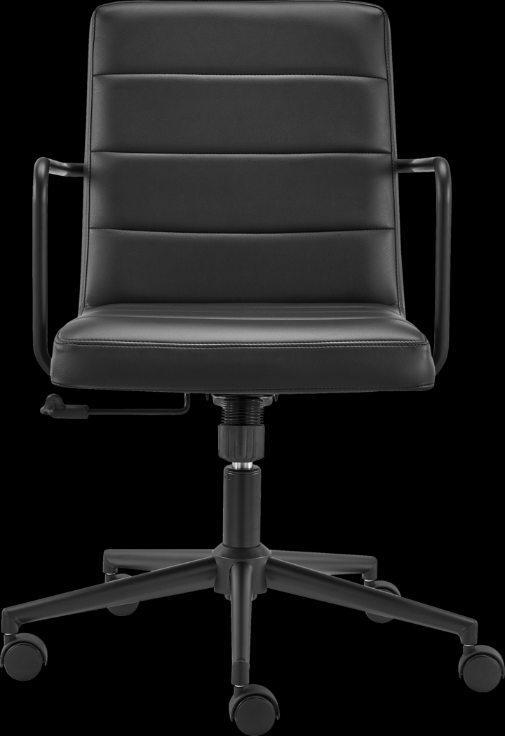 Houkom Black Office Chair - Thumbnail - Image 2