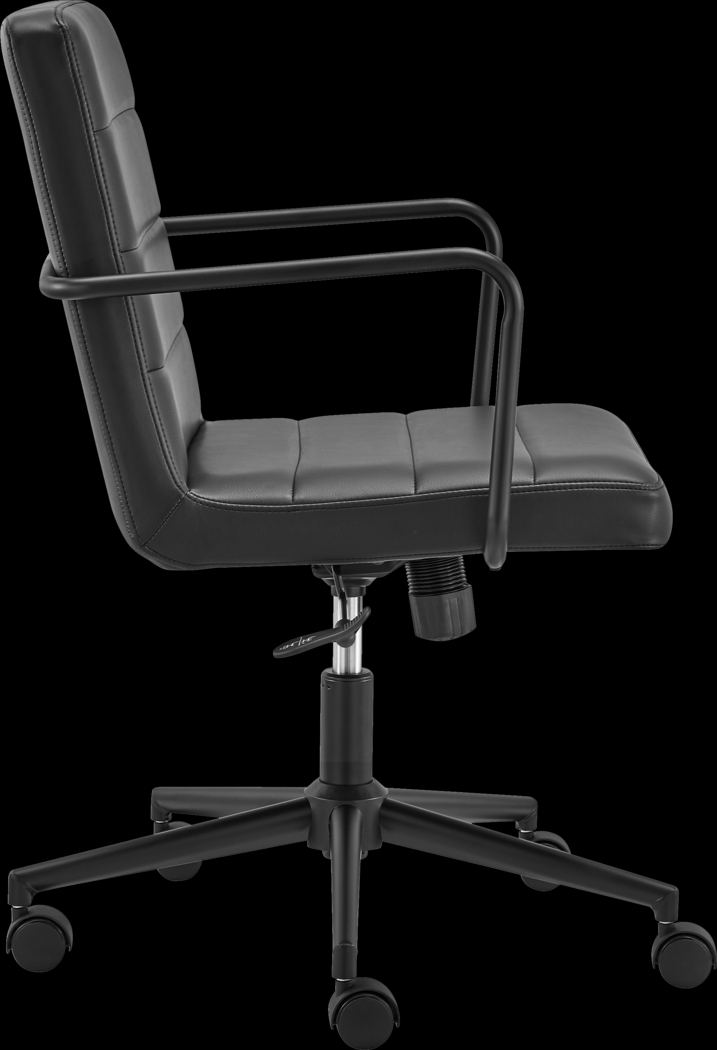 Houkom Black Office Chair - Thumbnail - Image 3