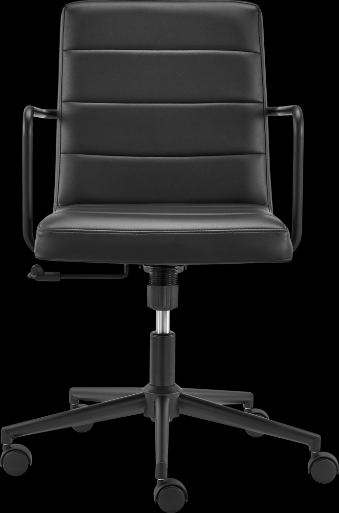 Houkom Black Office Chair - Thumbnail - Image 6