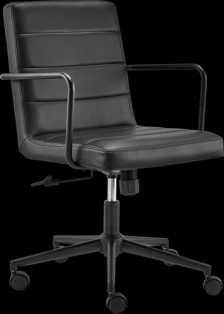 Houkom Black Office Chair - Thumbnail - Image 1