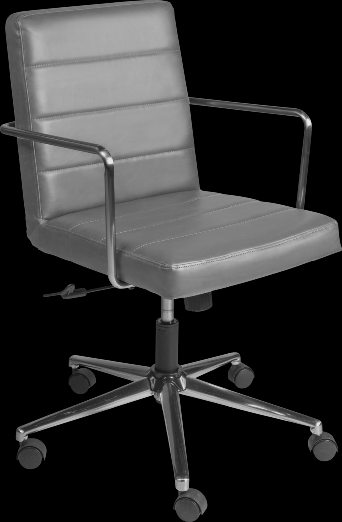 Houkom Gray Office Chair - Thumbnail - Image 3