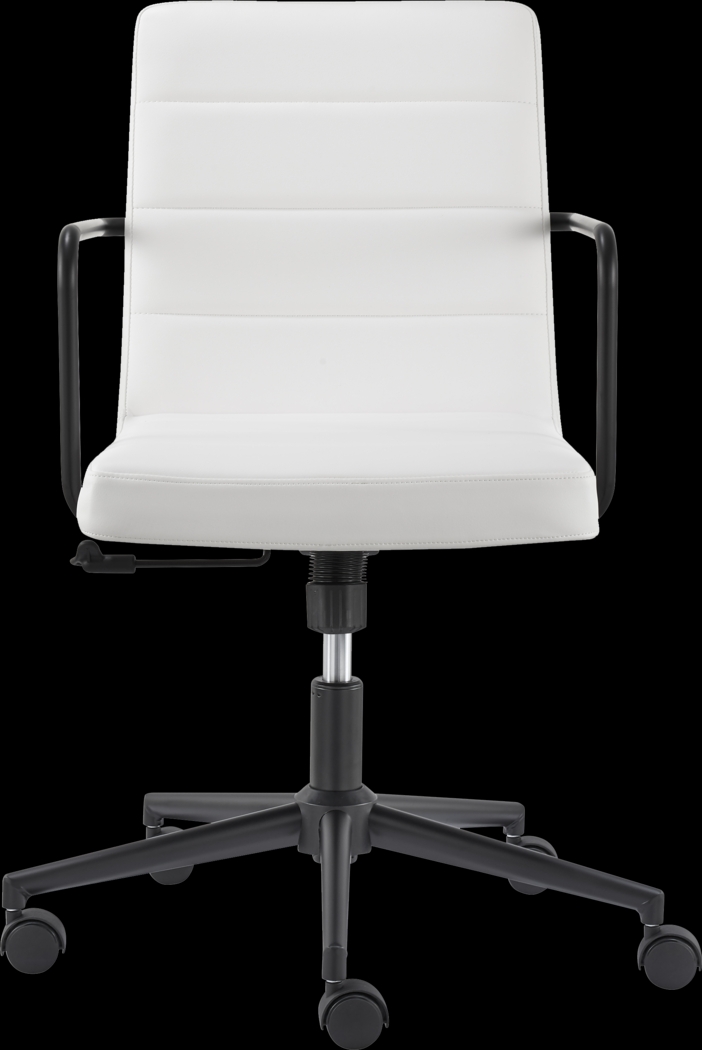 Houkom White Office Chair - Thumbnail - Image 2