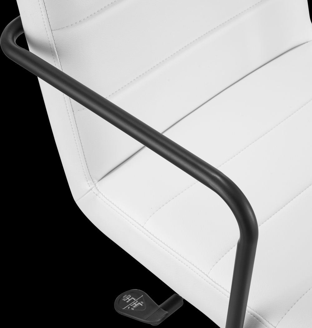 Houkom White Office Chair - Thumbnail - Image 6