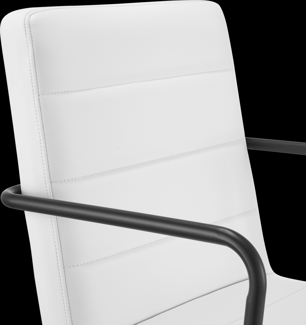 Houkom White Office Chair - Thumbnail - Image 7