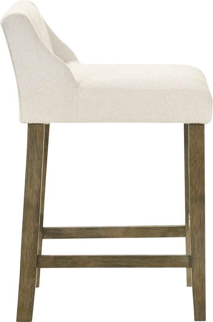 Houndgold White Counter Height Stool - Thumbnail - Image 3