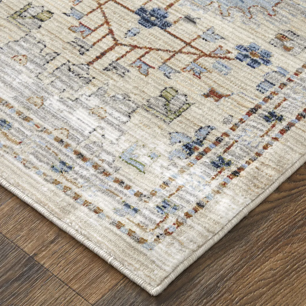 Houndly Beige 6'7 x 9'6 Rug - Thumbnail - Image 5