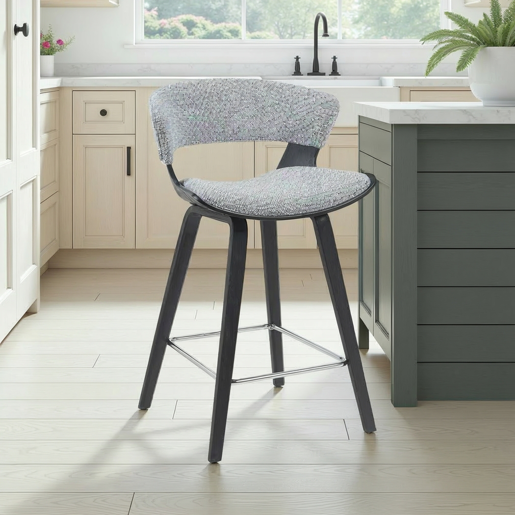 Houndstar I Gray Counter Height Stool - Thumbnail - Image 2