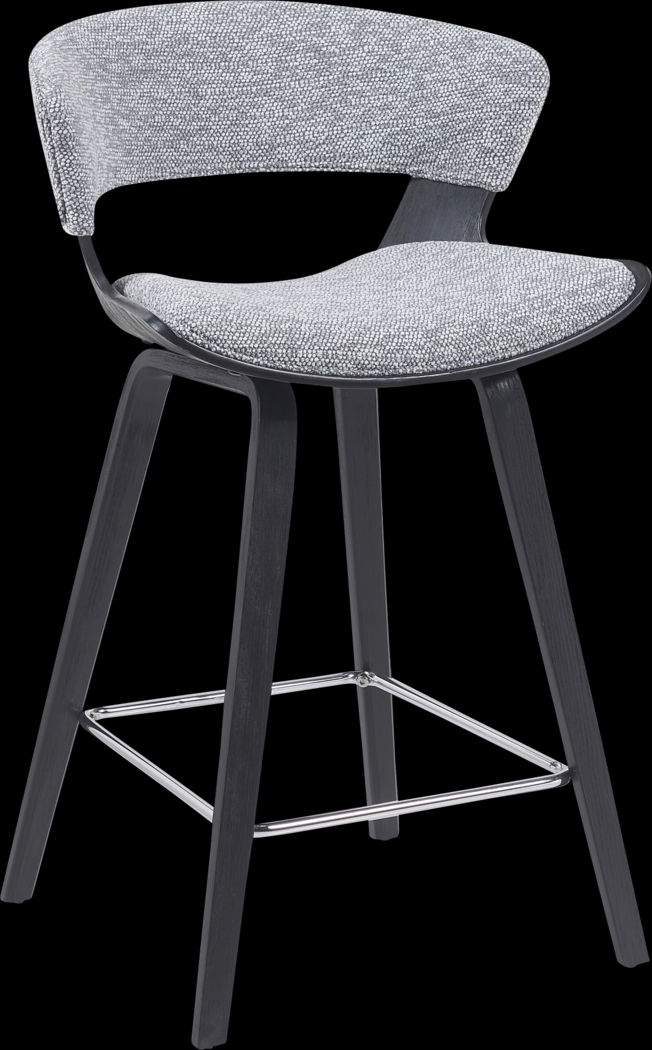 Houndstar I Gray Counter Height Stool - Thumbnail - Image 1