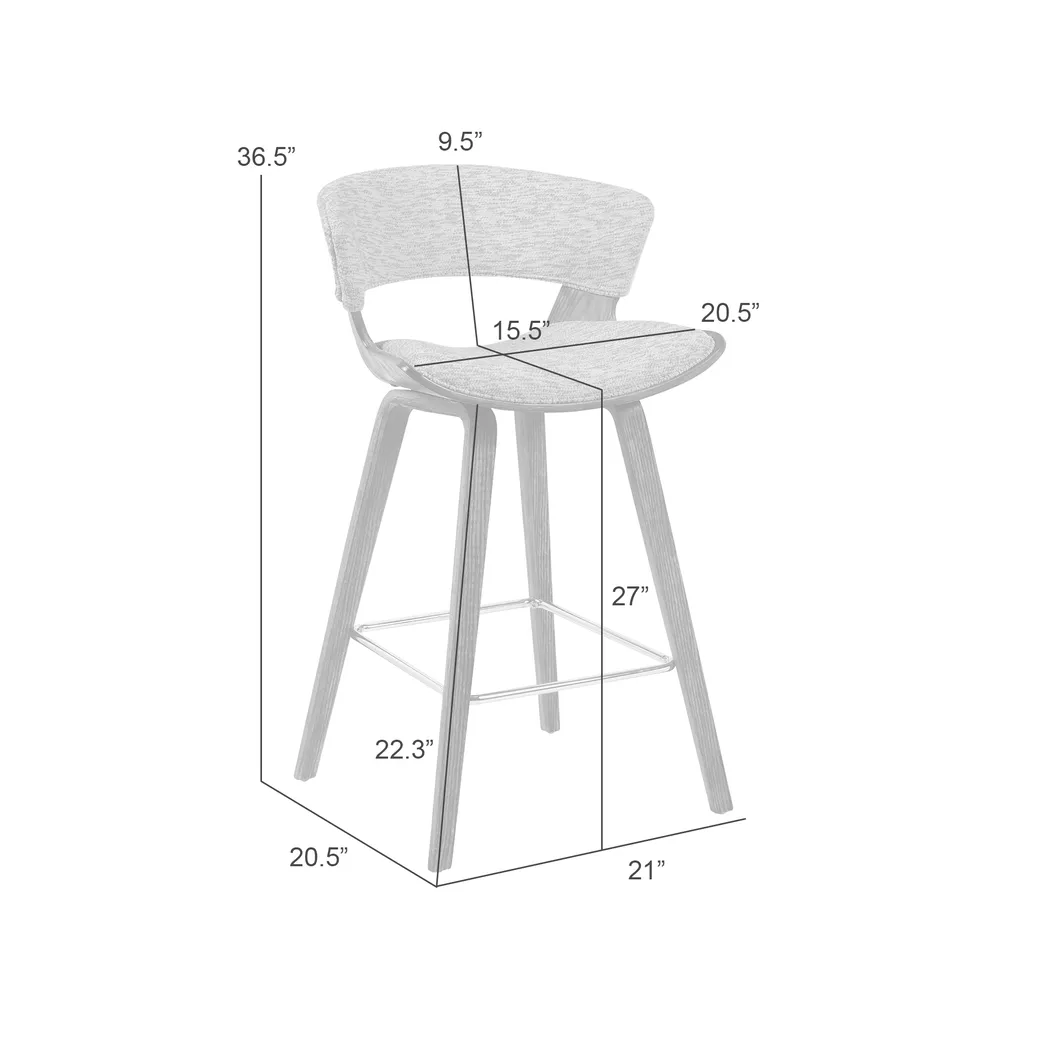 Houndstar II Natural Counter Height Stool - Thumbnail - Image 10