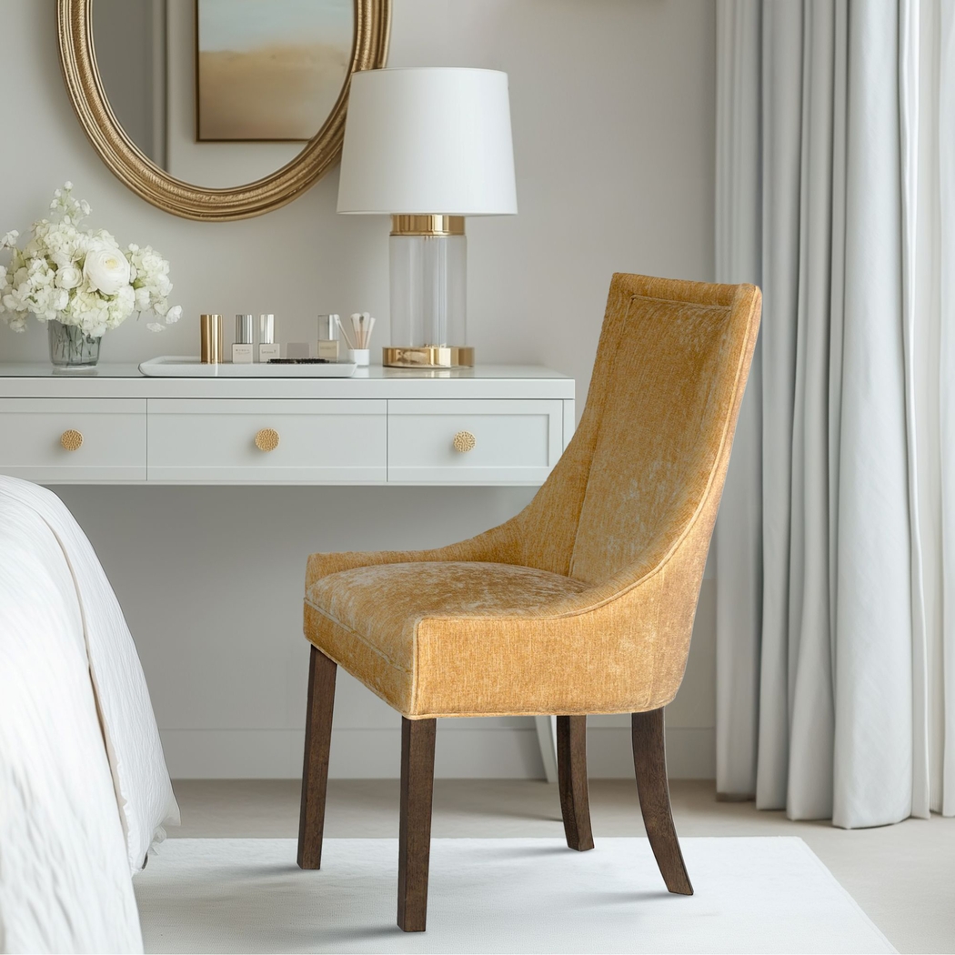 Houndsun Gold Dining Chair, Set of 2 - Thumbnail - Image 4