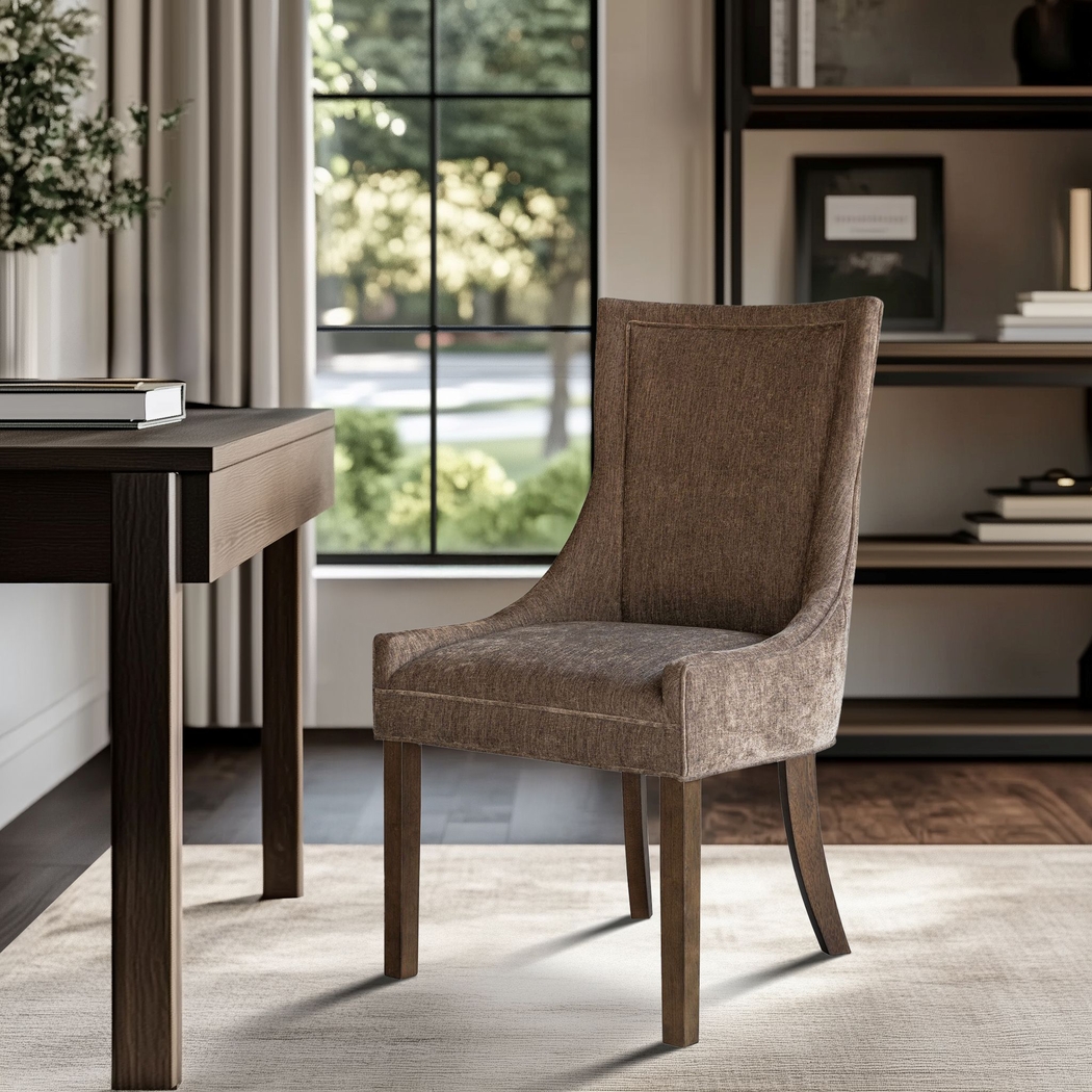 Houndsun Gray Dining Chair, Set of 2 - Thumbnail - Image 2