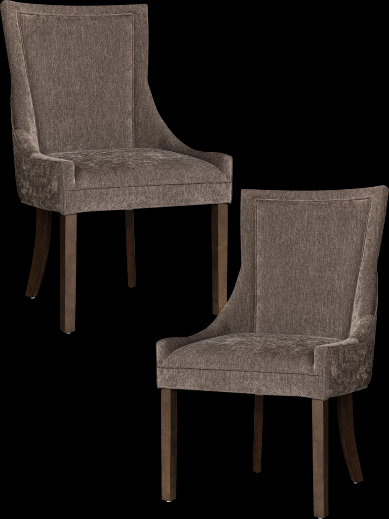 Houndsun Gray Dining Chair, Set of 2 - Thumbnail - Image 1