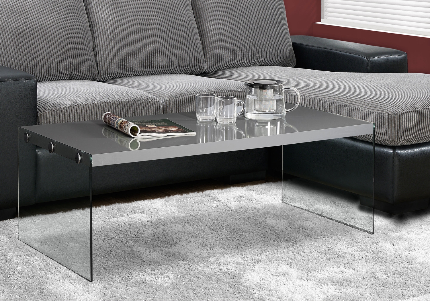 Housely Gray Cocktail Table - Thumbnail - Image 2