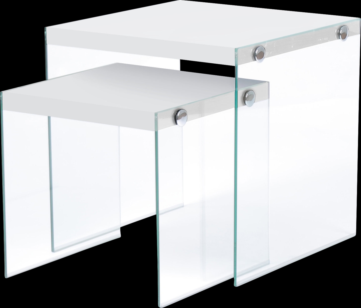 Housely White Nesting Tables - Thumbnail - Image 1
