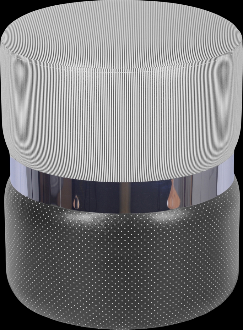 Housley Black Ottoman - Thumbnail - Image 3