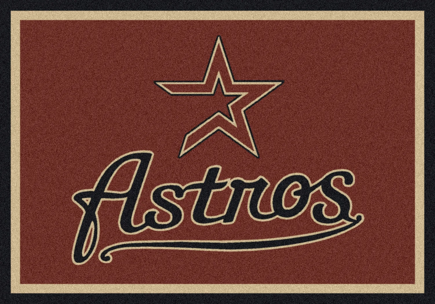 Houston Astros 5 x 7 Rug - Thumbnail - Image 1