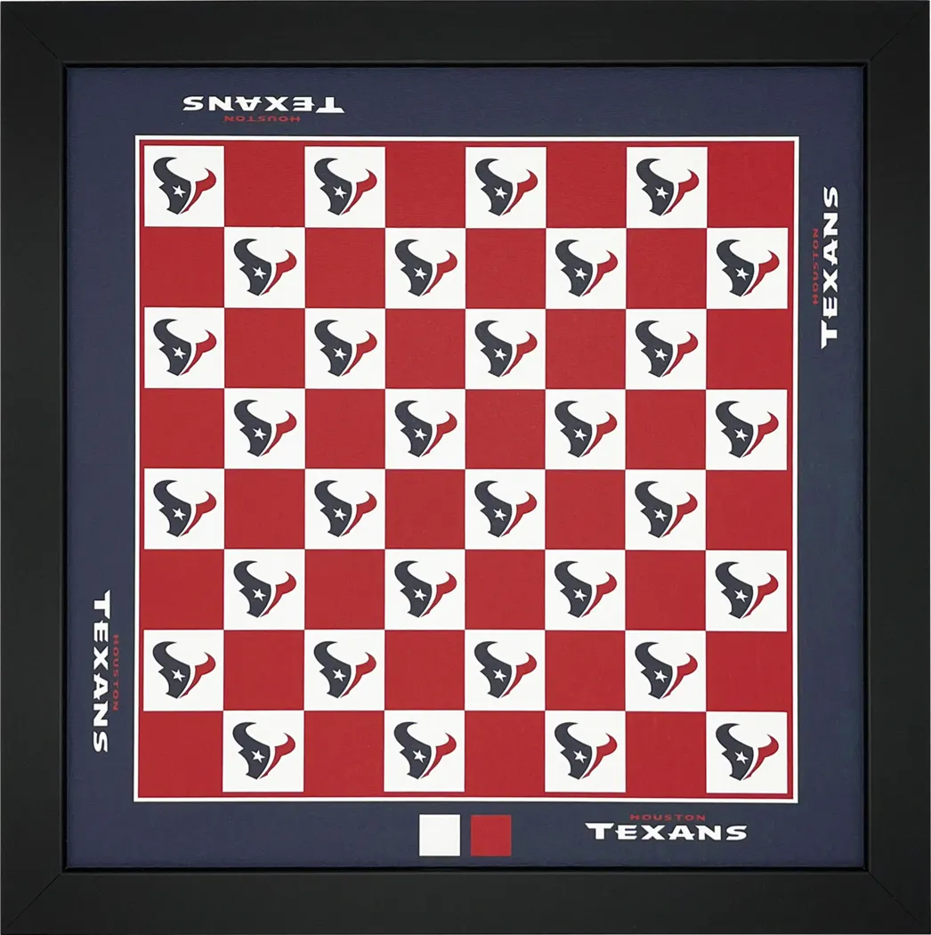 Houston Texans Wall Chess Set - Thumbnail - Image 1