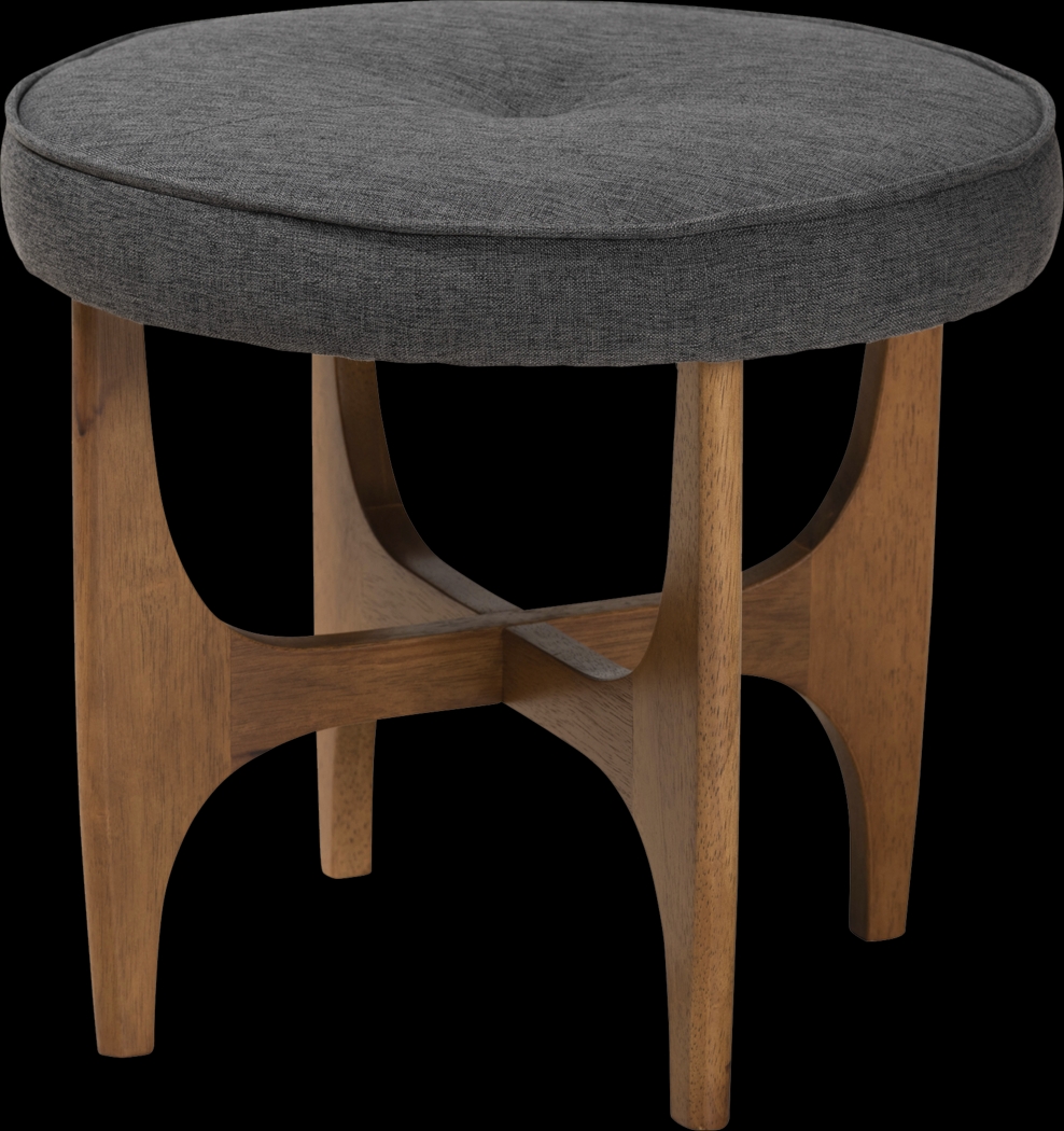 Hovendon Dark Gray Ottoman - Thumbnail - Image 1