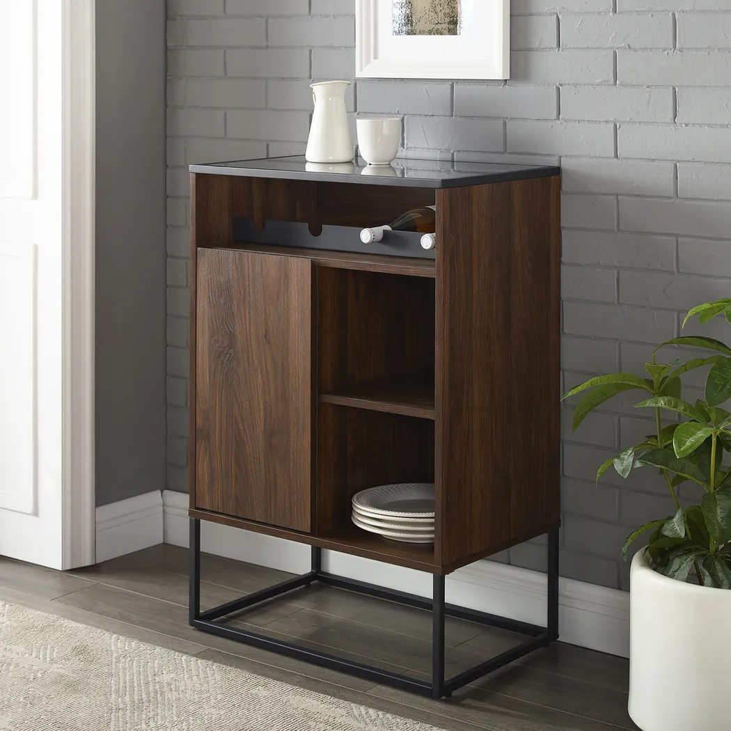 Hovenweep Dark Brown Bar Cabinet - Image 5