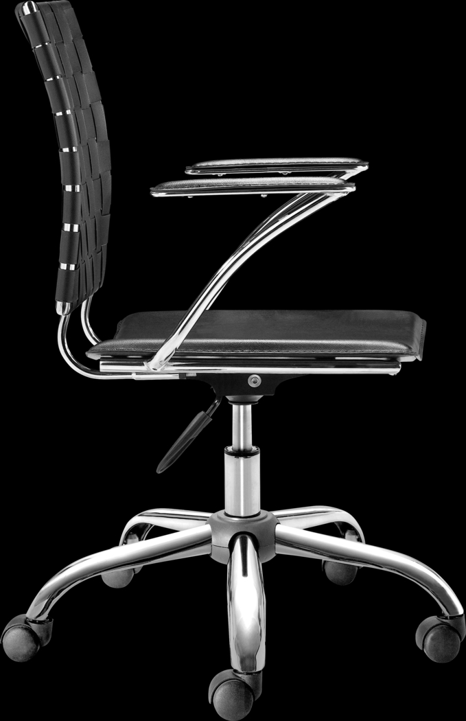 Hovey View Black Desk Chair - Thumbnail - Image 2