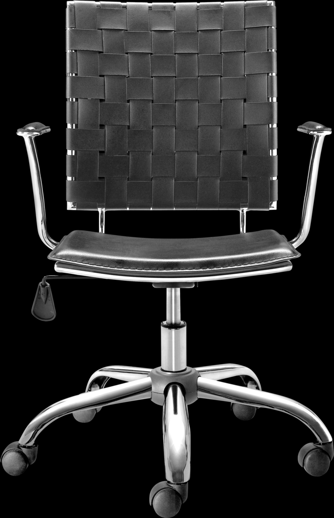 Hovey View Black Desk Chair - Thumbnail - Image 3