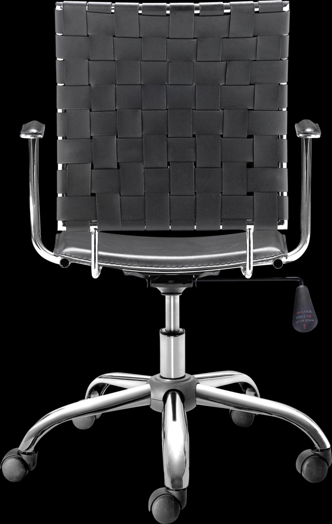 Hovey View Black Desk Chair - Thumbnail - Image 4