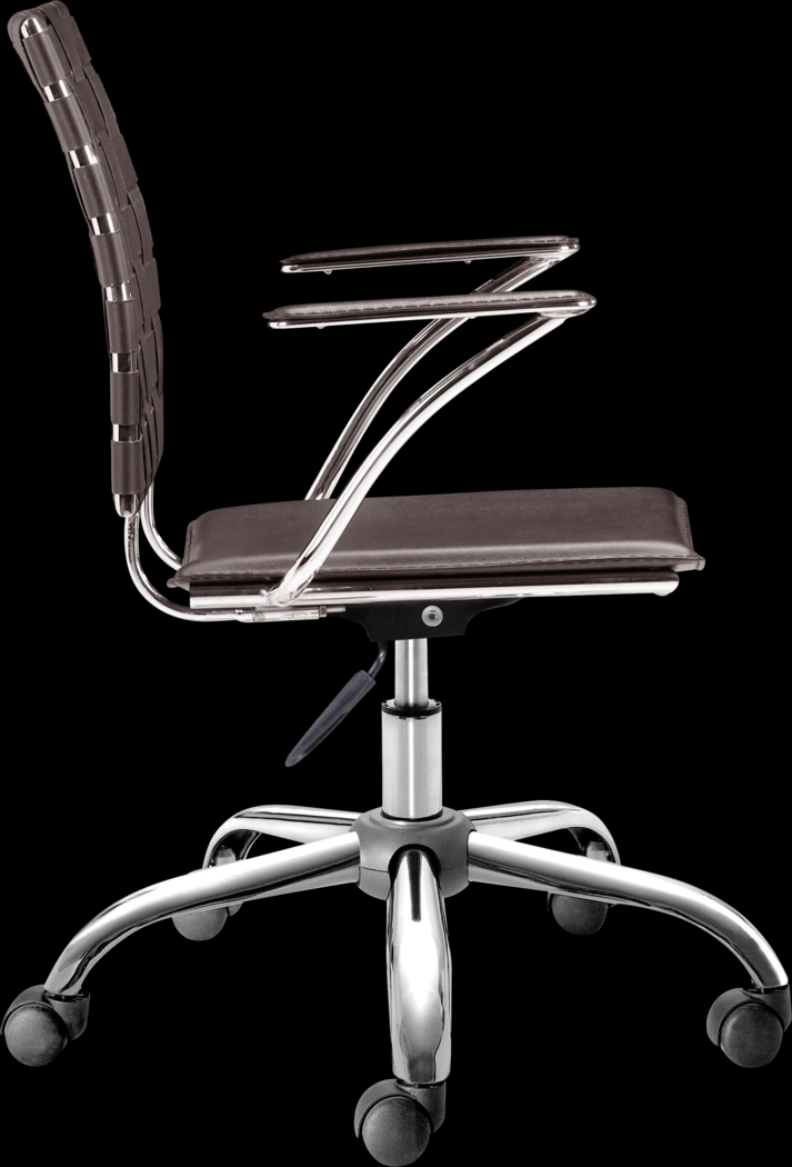 Hovey View Brown Desk Chair - Thumbnail - Image 2