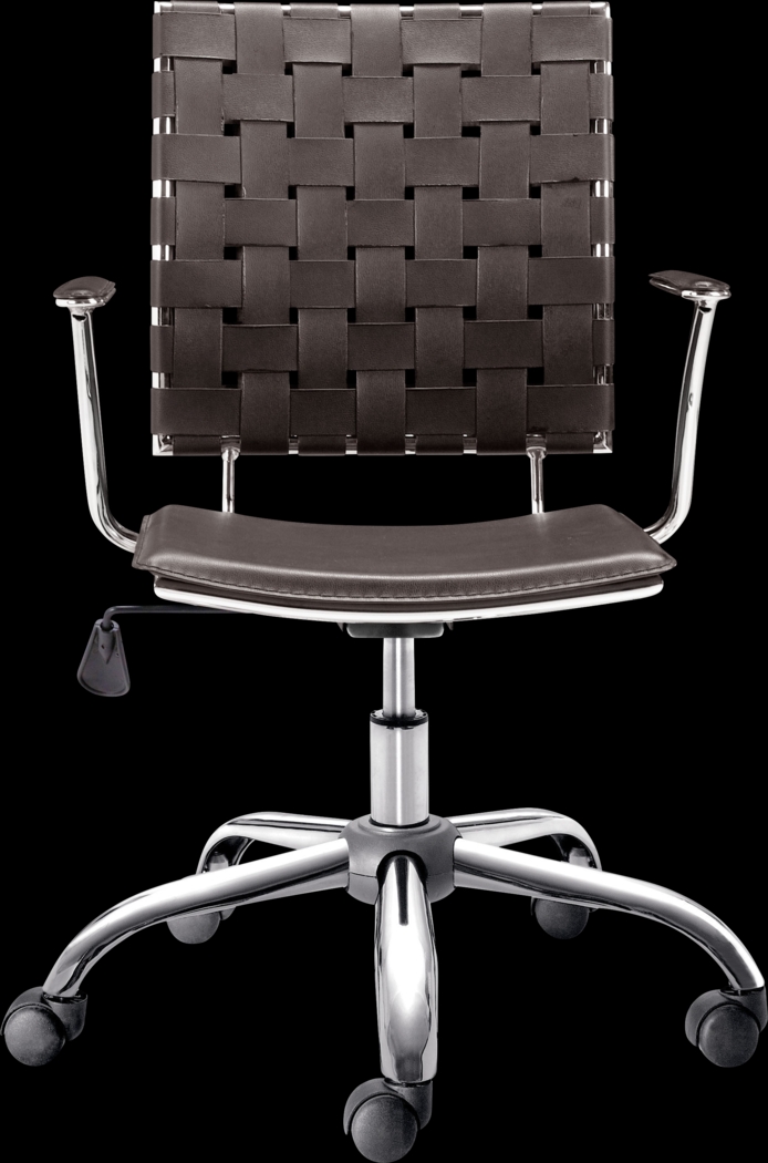 Hovey View Brown Desk Chair - Thumbnail - Image 3