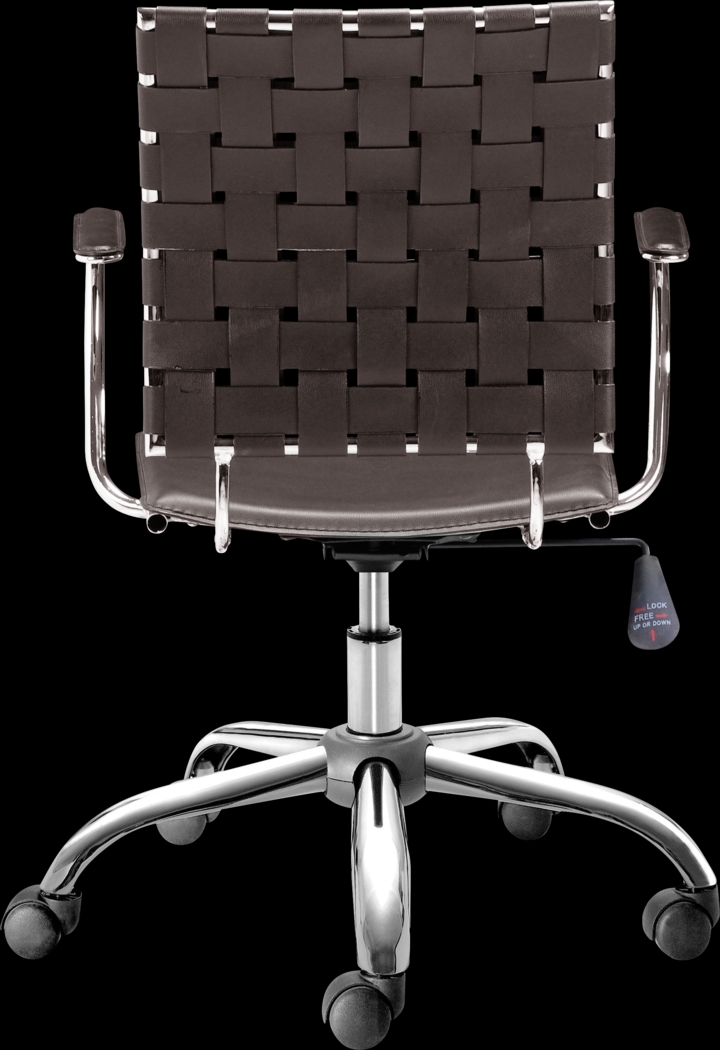 Hovey View Brown Desk Chair - Thumbnail - Image 4