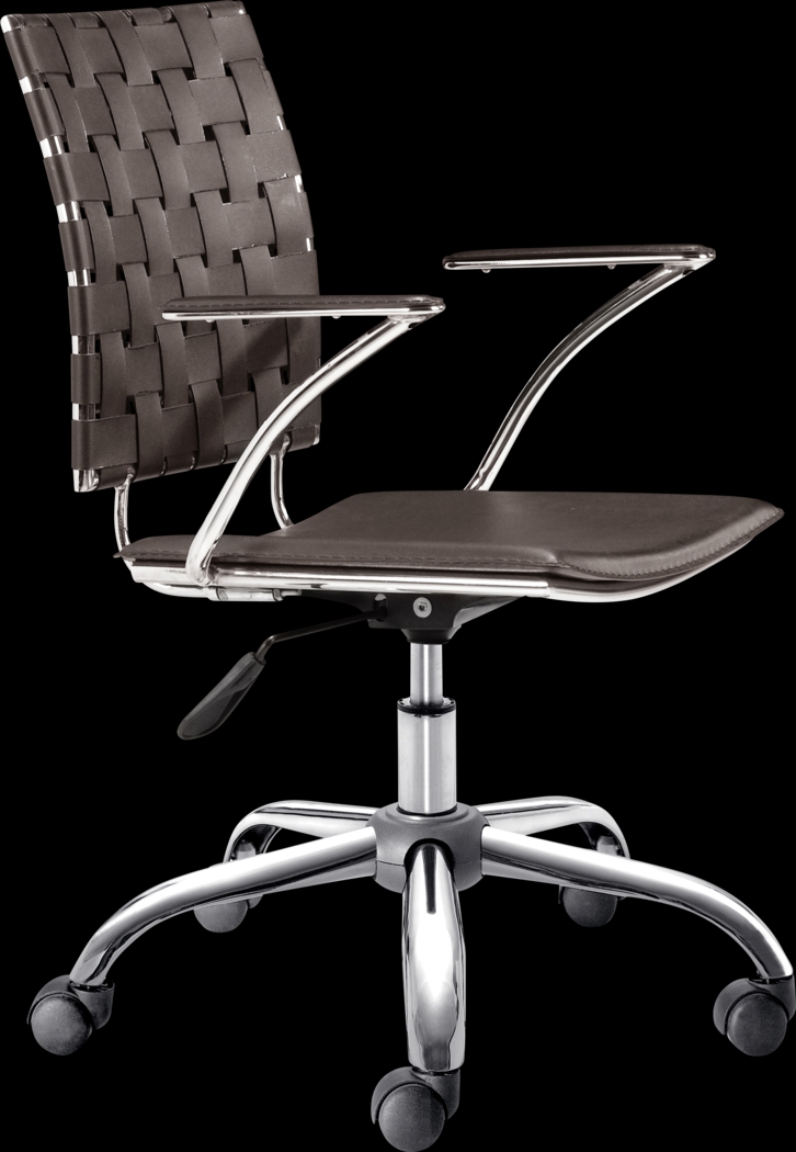 Hovey View Brown Desk Chair - Thumbnail - Image 1