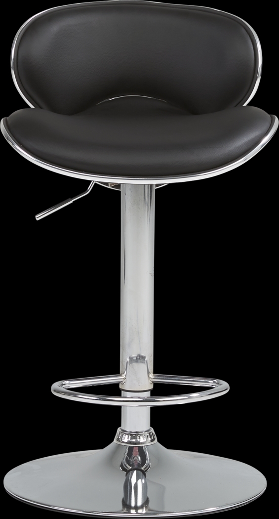 Howell Park Black Adjustable Barstool - Thumbnail - Image 2