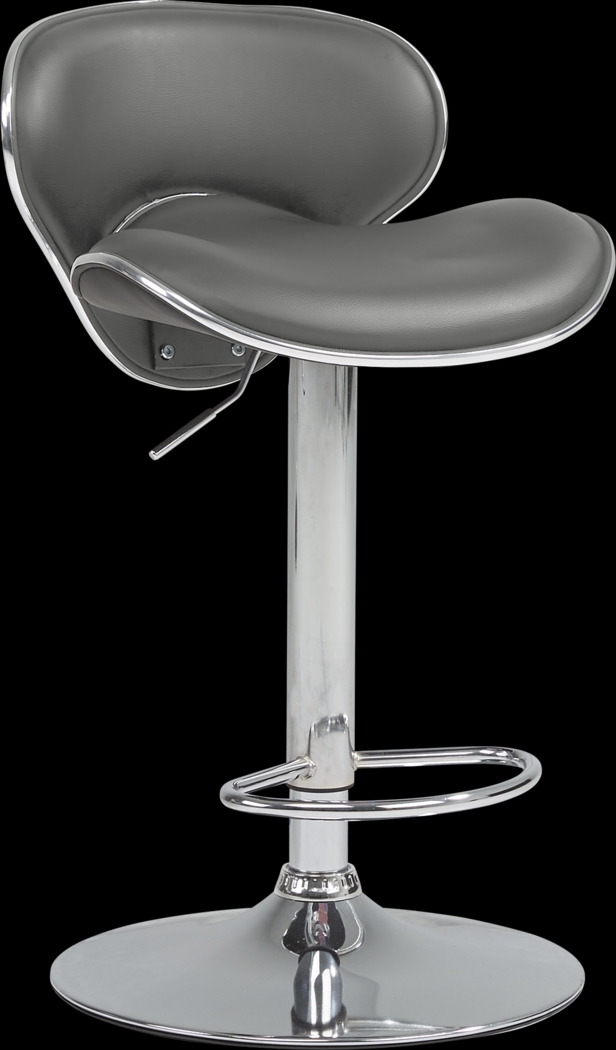 Howell Park Gray Adjustable Barstool - Thumbnail - Image 1