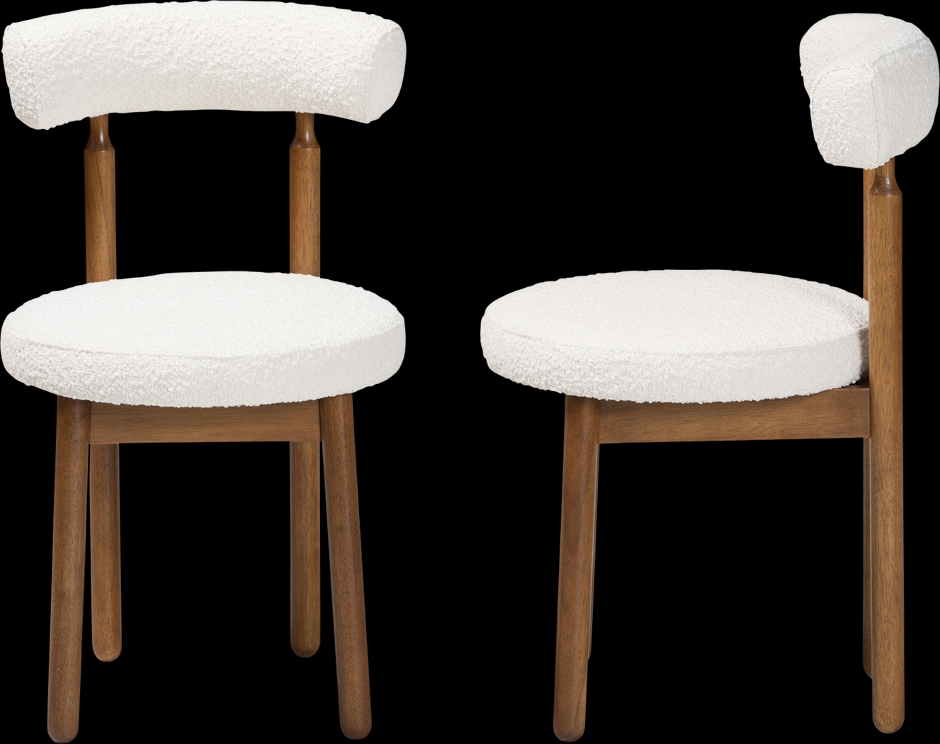 Howington Cream Dining Chair, Set of 2 - Thumbnail - Image 5