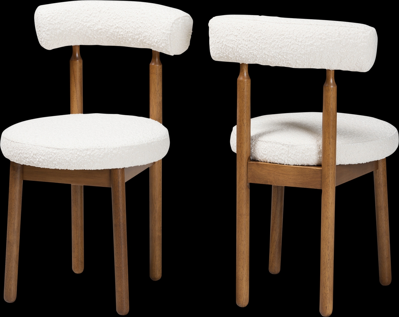 Howington Cream Dining Chair, Set of 2 - Thumbnail - Image 1