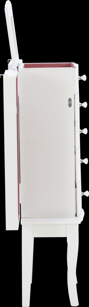 Howison White Jewelry Armoire - Thumbnail - Image 10