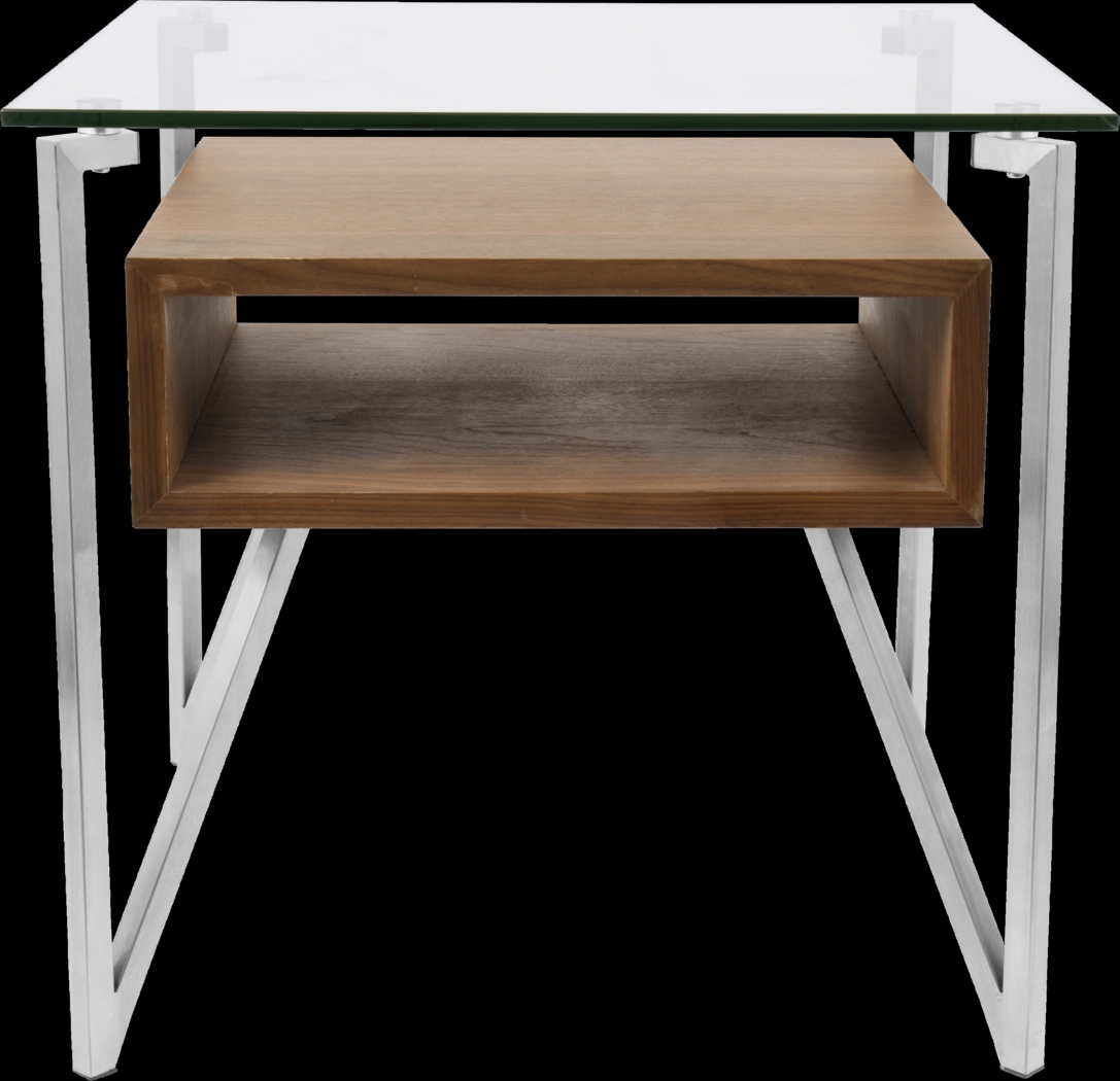 Howlett Walnut End Table - Thumbnail - Image 2