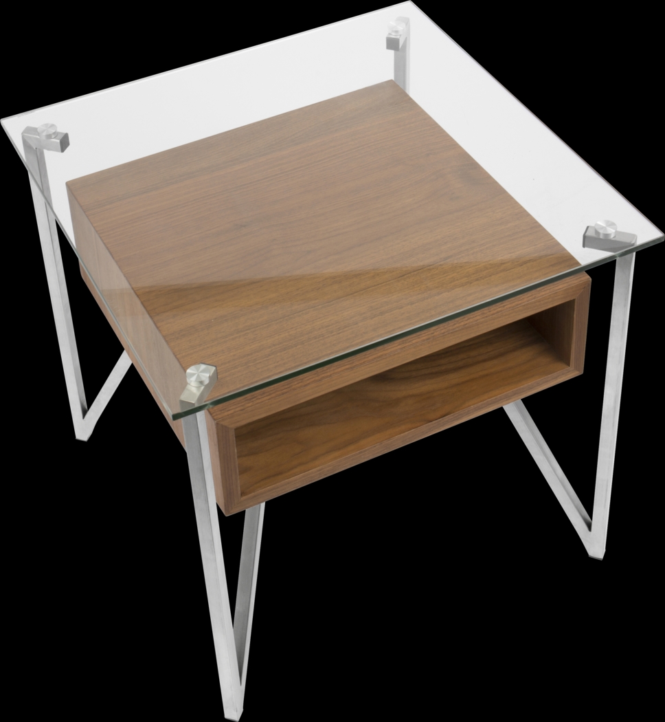 Howlett Walnut End Table - Thumbnail - Image 4