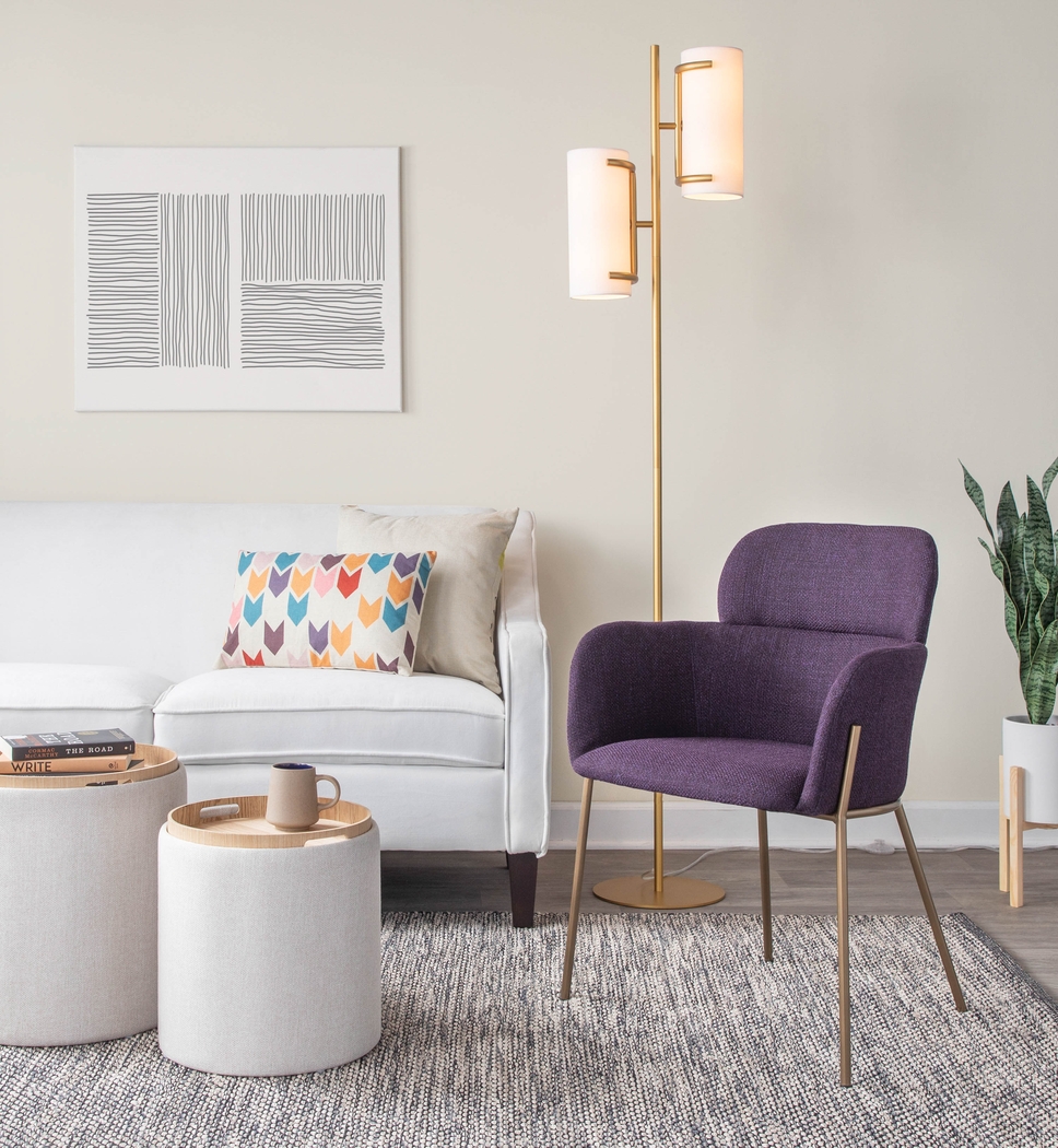 Hoxie Alley Gold Floor Lamp - Thumbnail - Image 11