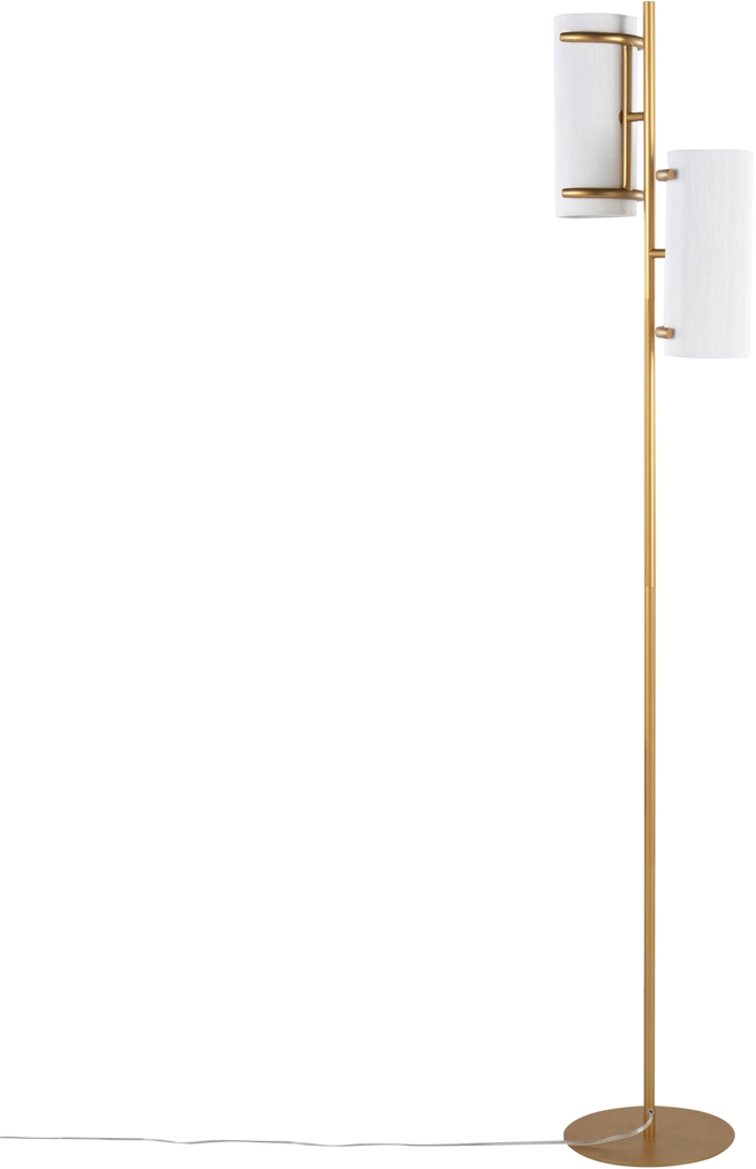 Hoxie Alley Gold Floor Lamp - Thumbnail - Image 4
