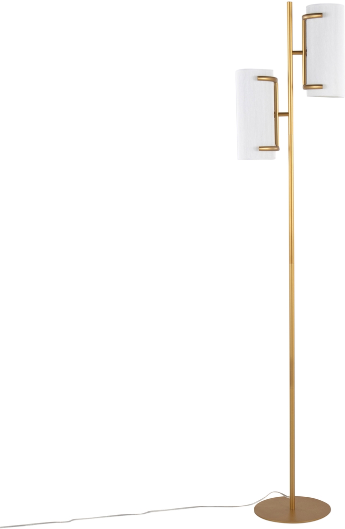 Hoxie Alley Gold Floor Lamp - Thumbnail - Image 6