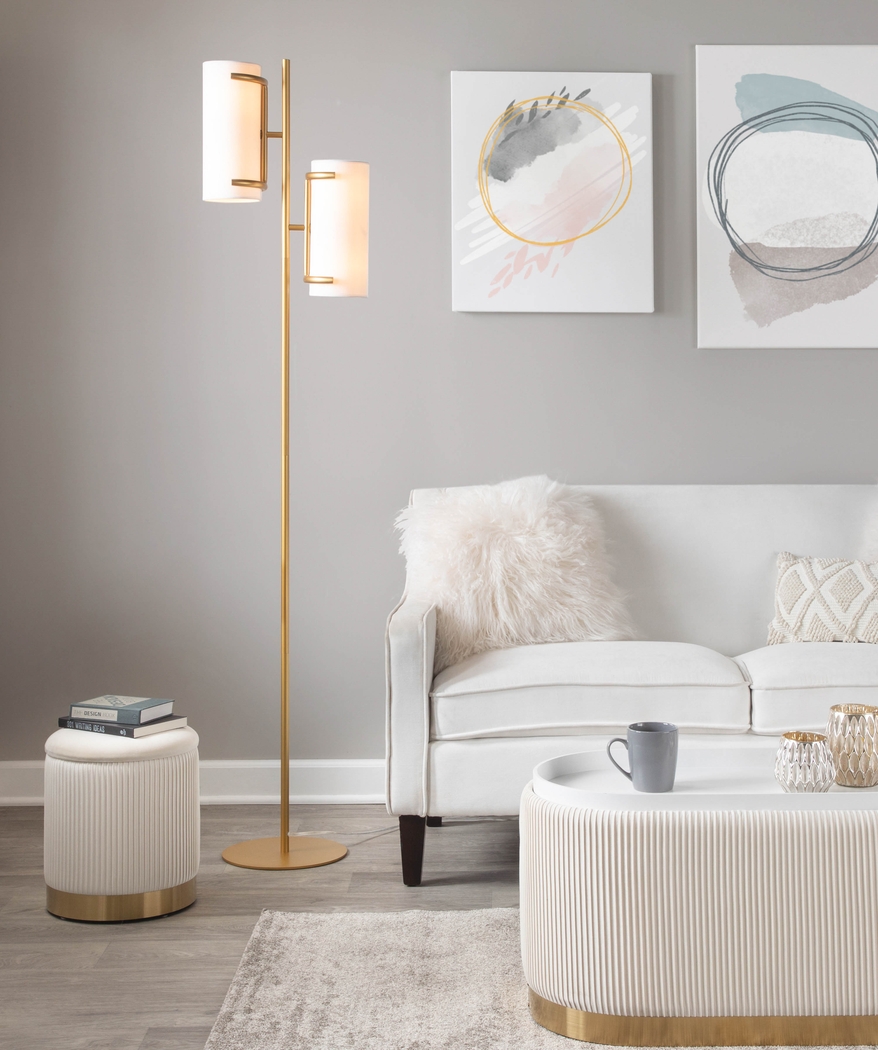 Hoxie Alley Gold Floor Lamp - Thumbnail - Image 10