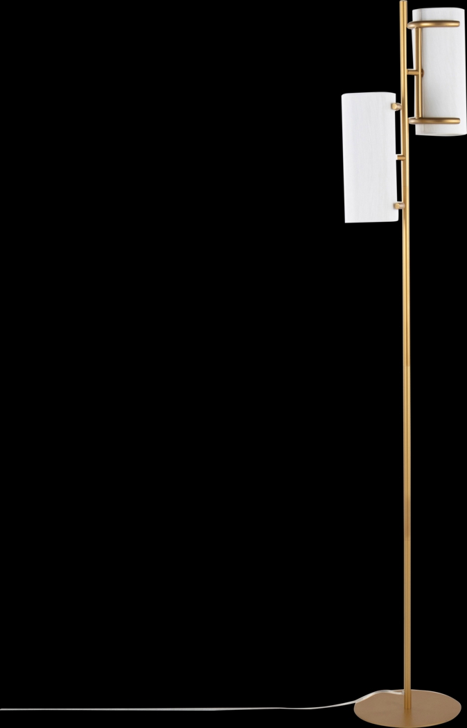 Hoxie Alley Gold Floor Lamp - Thumbnail - Image 1