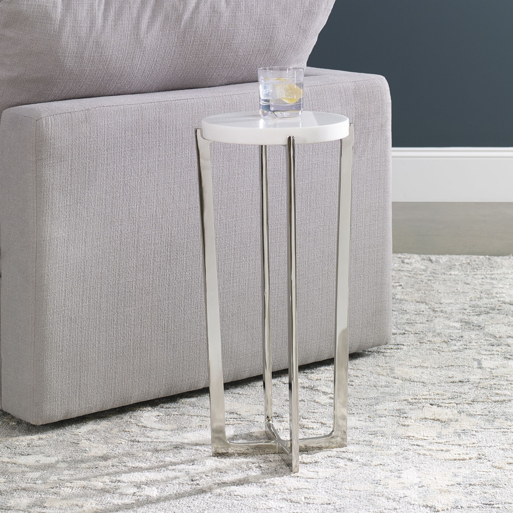 Hoylake White Accent Table - Thumbnail - Image 3