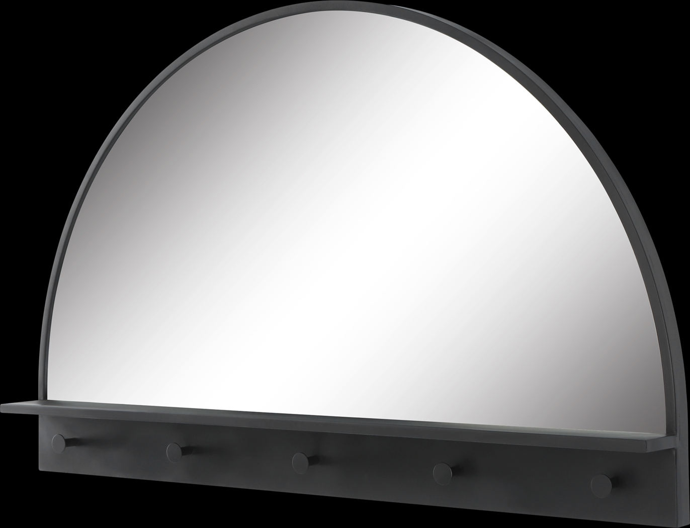 Hoyne Black Wall Mirror - Thumbnail - Image 1