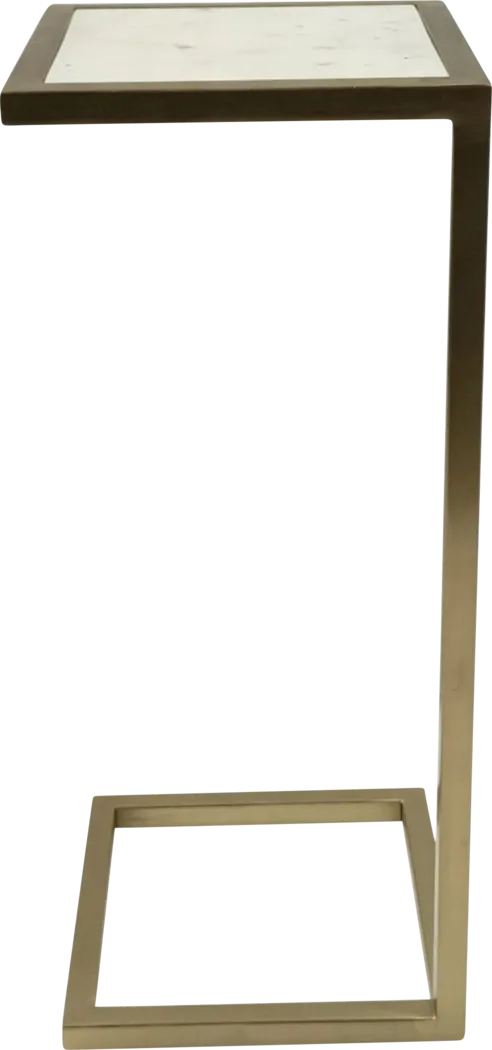 Hryle Gold/White Accent Table - Thumbnail - Image 3