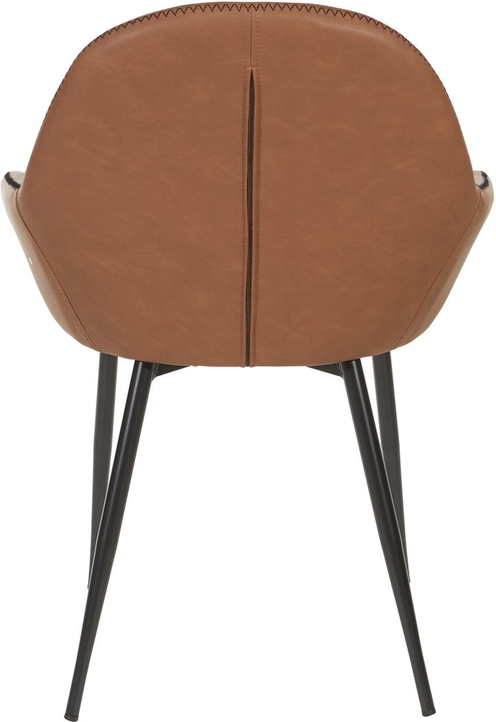 Hubbardton Brown Accent Chair - Thumbnail - Image 3