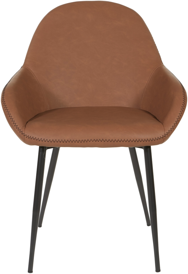 Hubbardton Brown Accent Chair - Thumbnail - Image 4